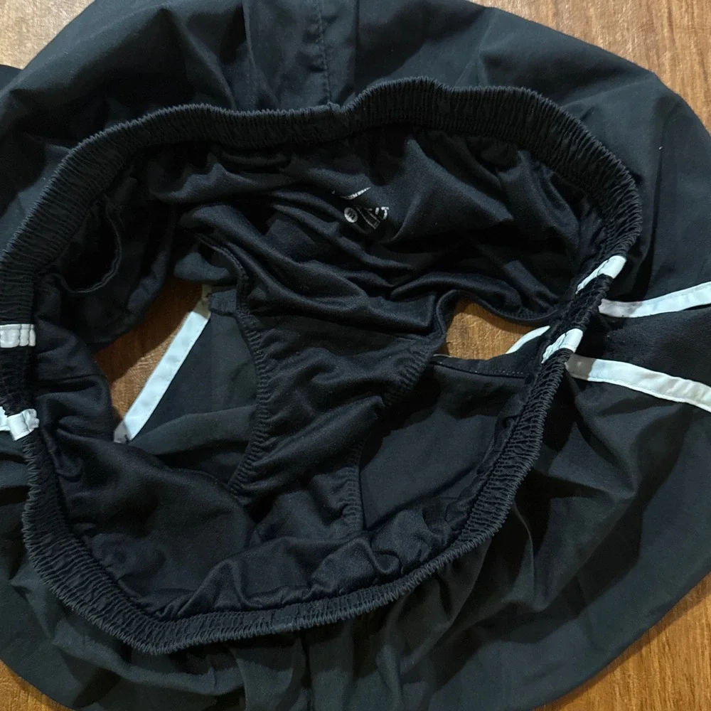 Nike Dri-Fit Running Shorts Women's Medium Black White Tempo Track Performance
